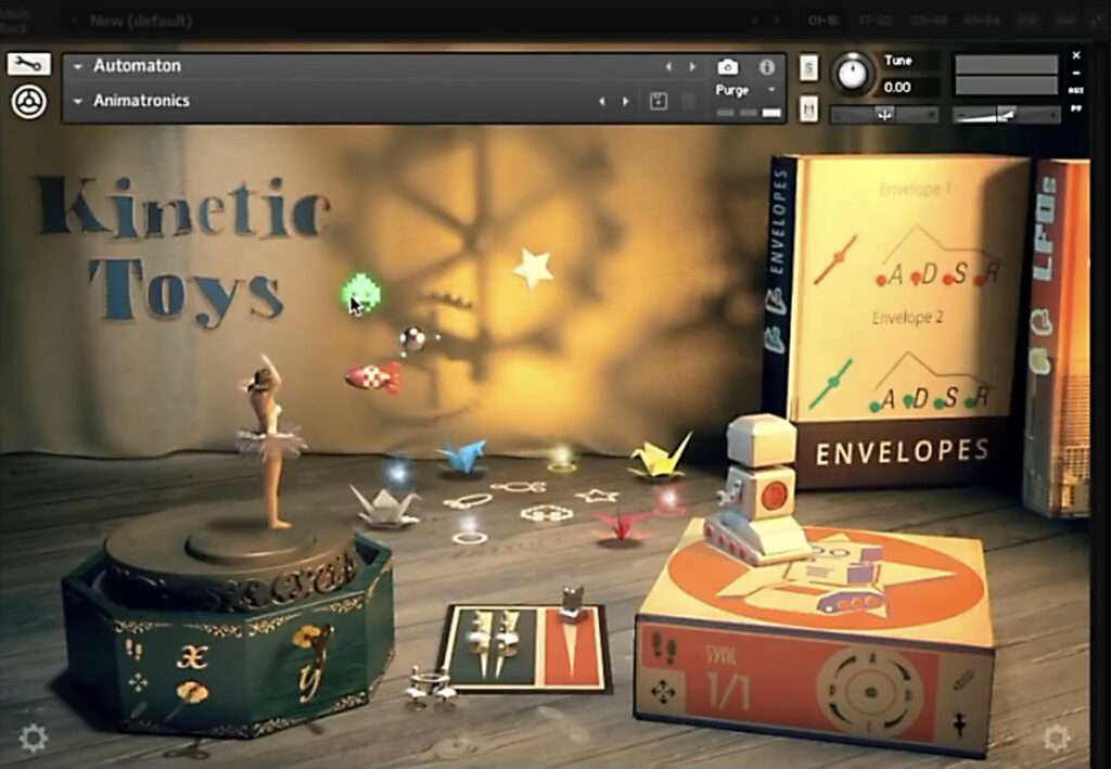 Screencap from 'Kinetic Toys' video via article "Making Kinetic Toys" at Native Instruments