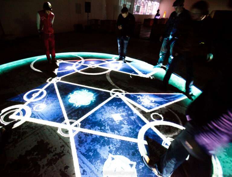 Thresholder at Born Digital Festival Photo by Joram Wolters